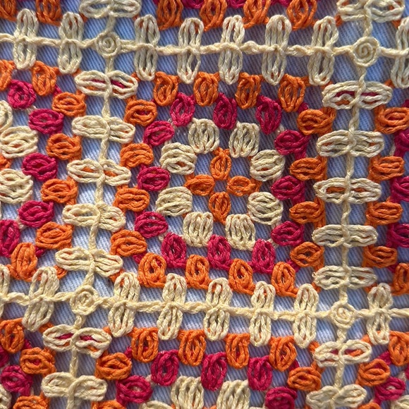 Wild Fable High Rise Cutoff Jean Shorts with front crochet panels and bu… - Picture 9 of 13